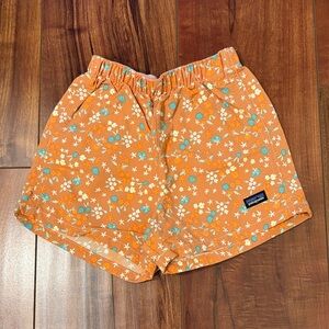 Patagonia Orange Floral Shorts